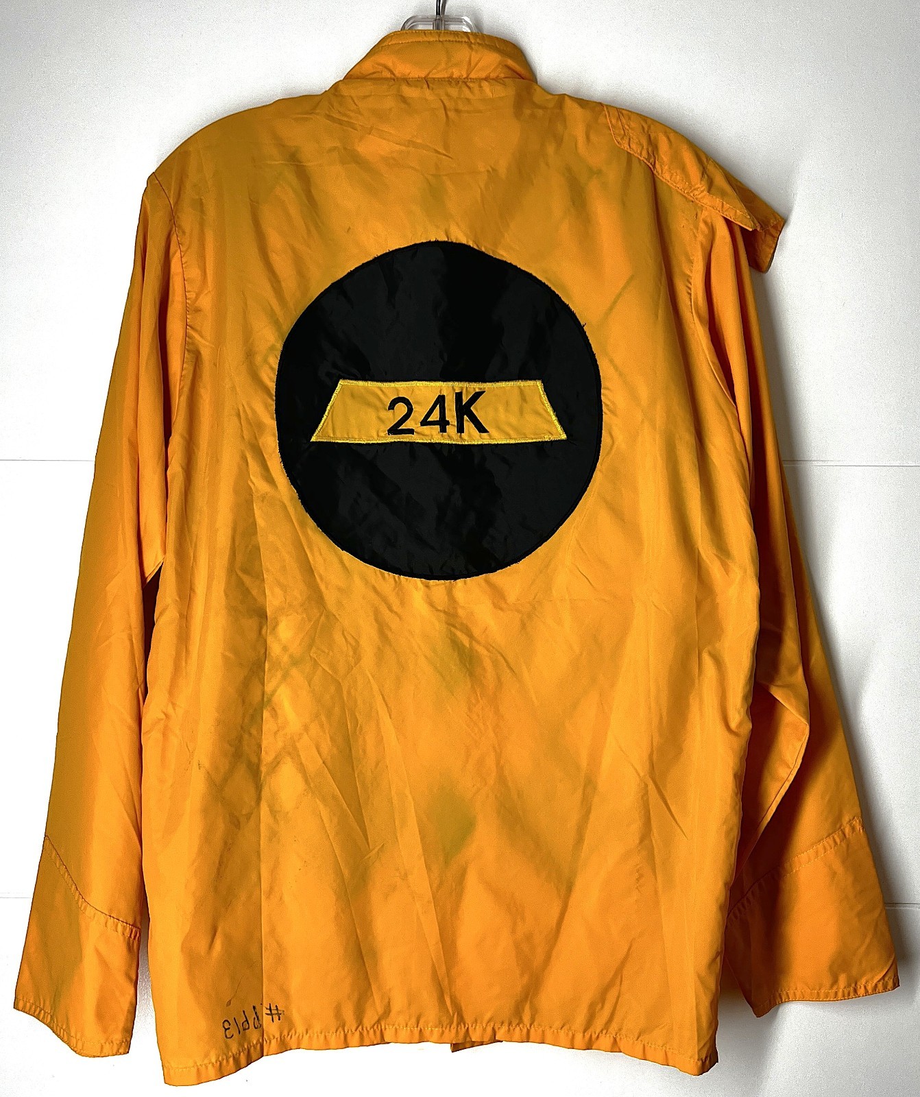 VTG SOLID GOLD STABLE 24K HORSE RACING JOCKEY SILKS by CUSTOM JOCKEYS APPAREL