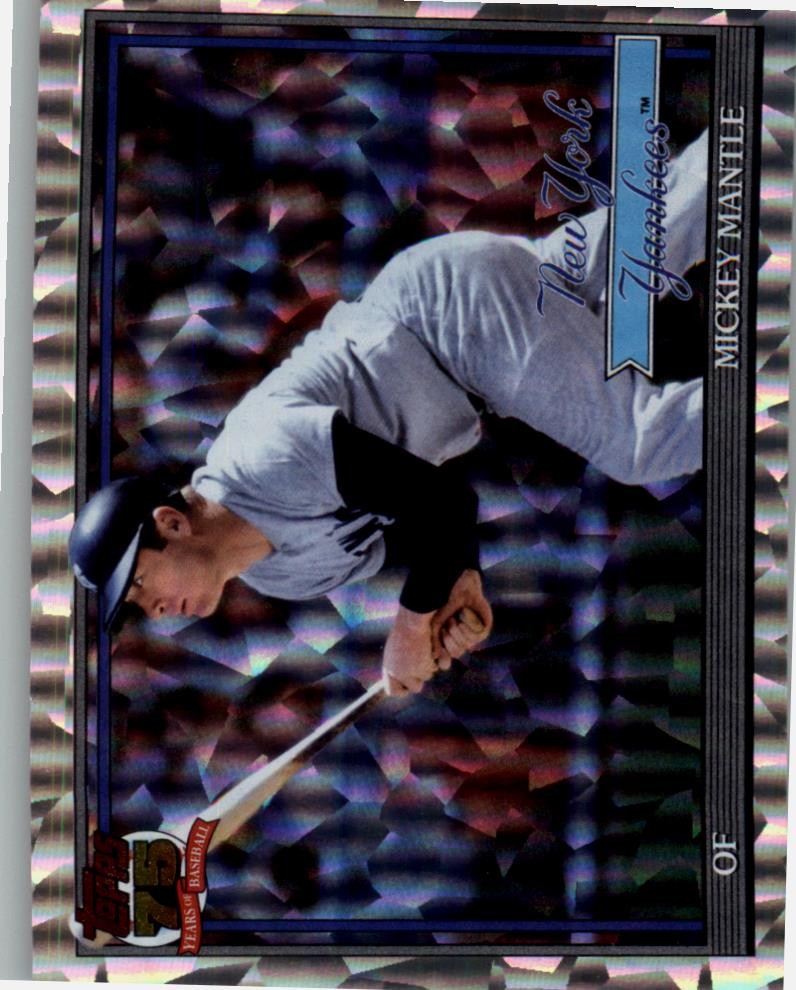 Mickey Mantle 2026 Topps Silver Crackle #T91-48