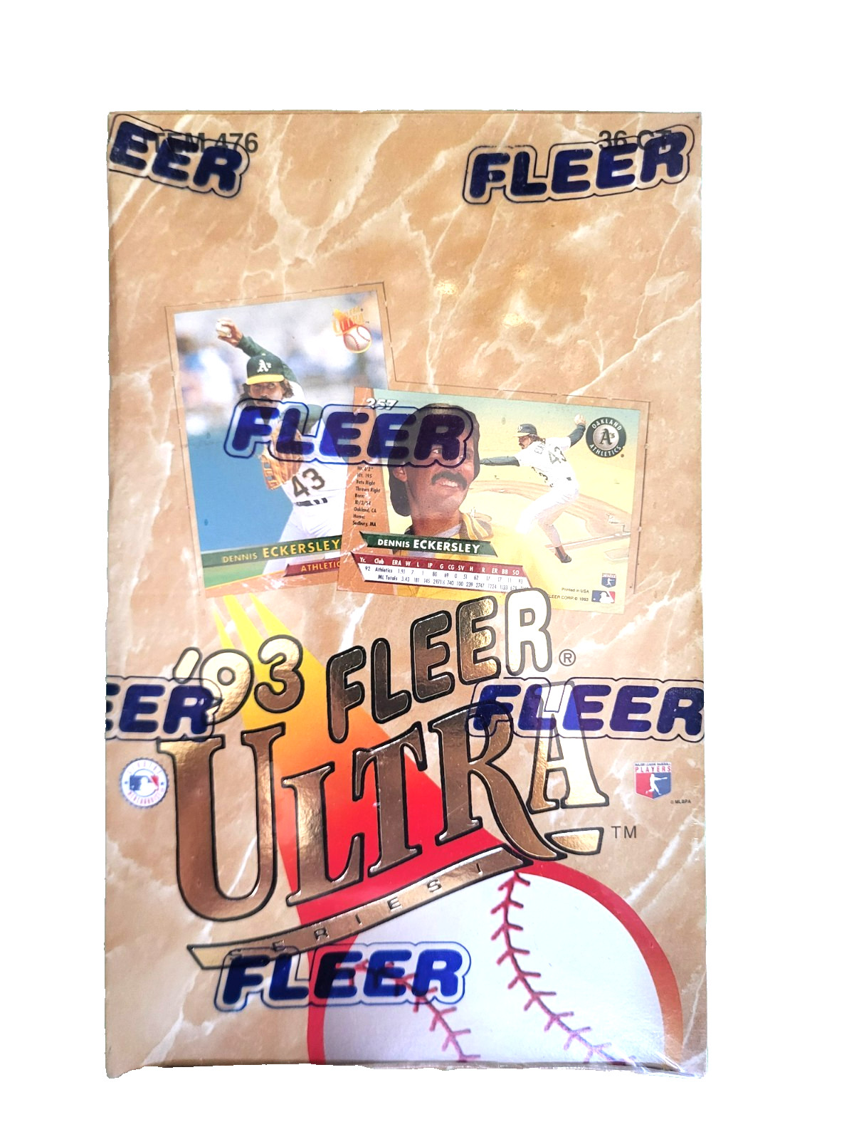 1993 Fleer Ultra Baseball Series 1 Factory Sealed Box