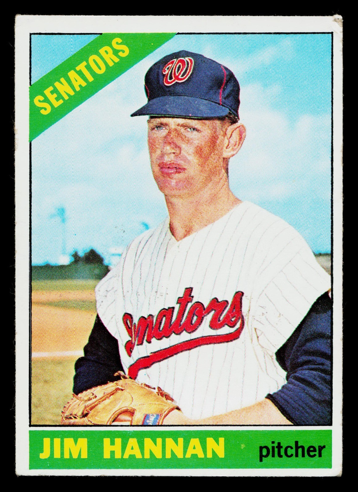 1966 Topps Jim Hannan #479 Vintage Baseball Card Washington Senators