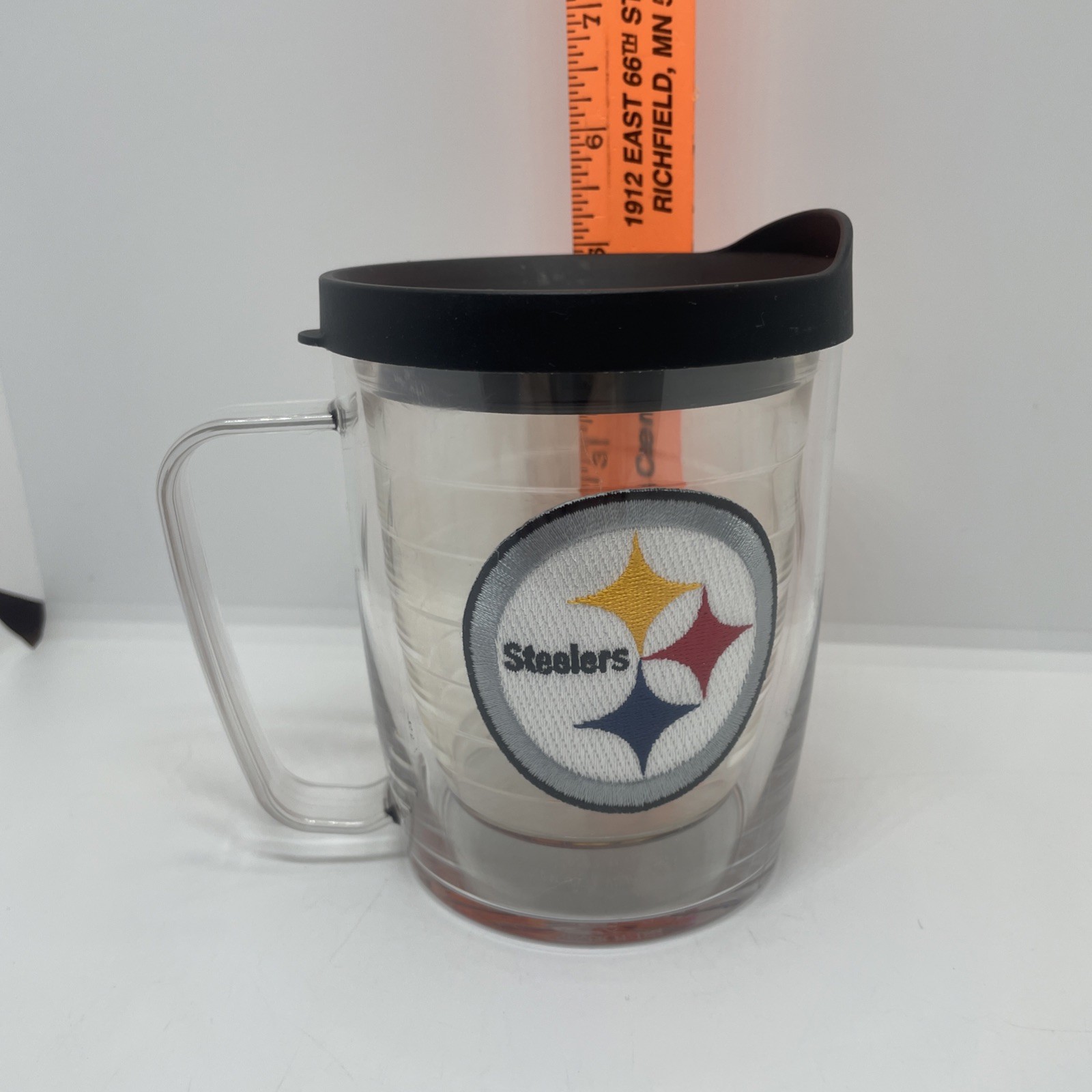 Pittsburgh Steelers Tervis Mug Black Tint Coffee Cup Football 16 Ounces Pint New