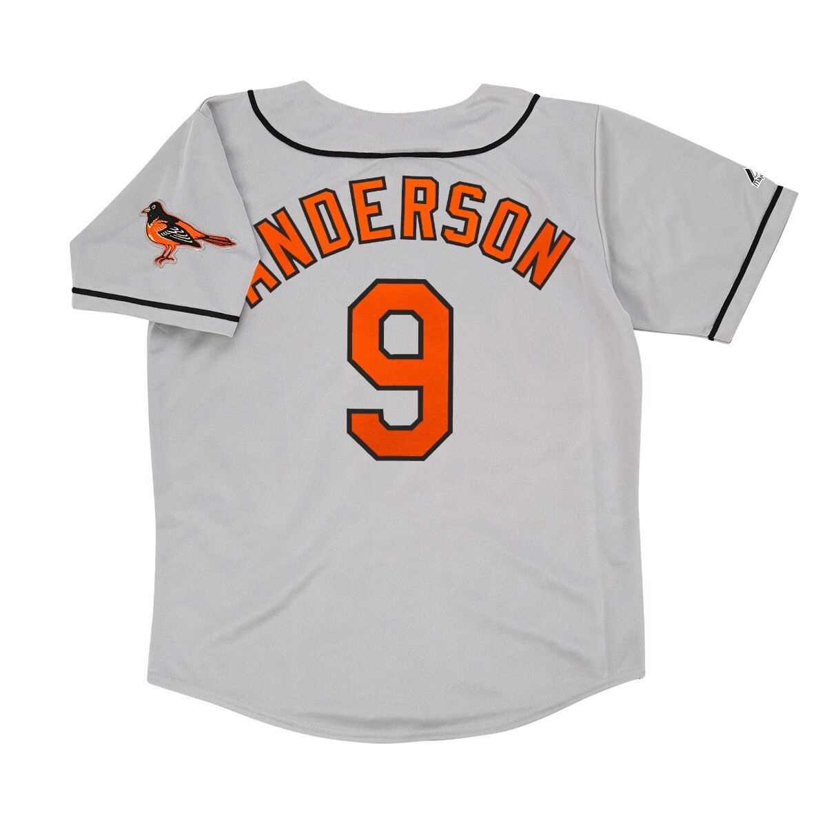 Brady Anderson Baltimore Orioles 1996 Road Men’s Grey Jersey w/ Team Patch