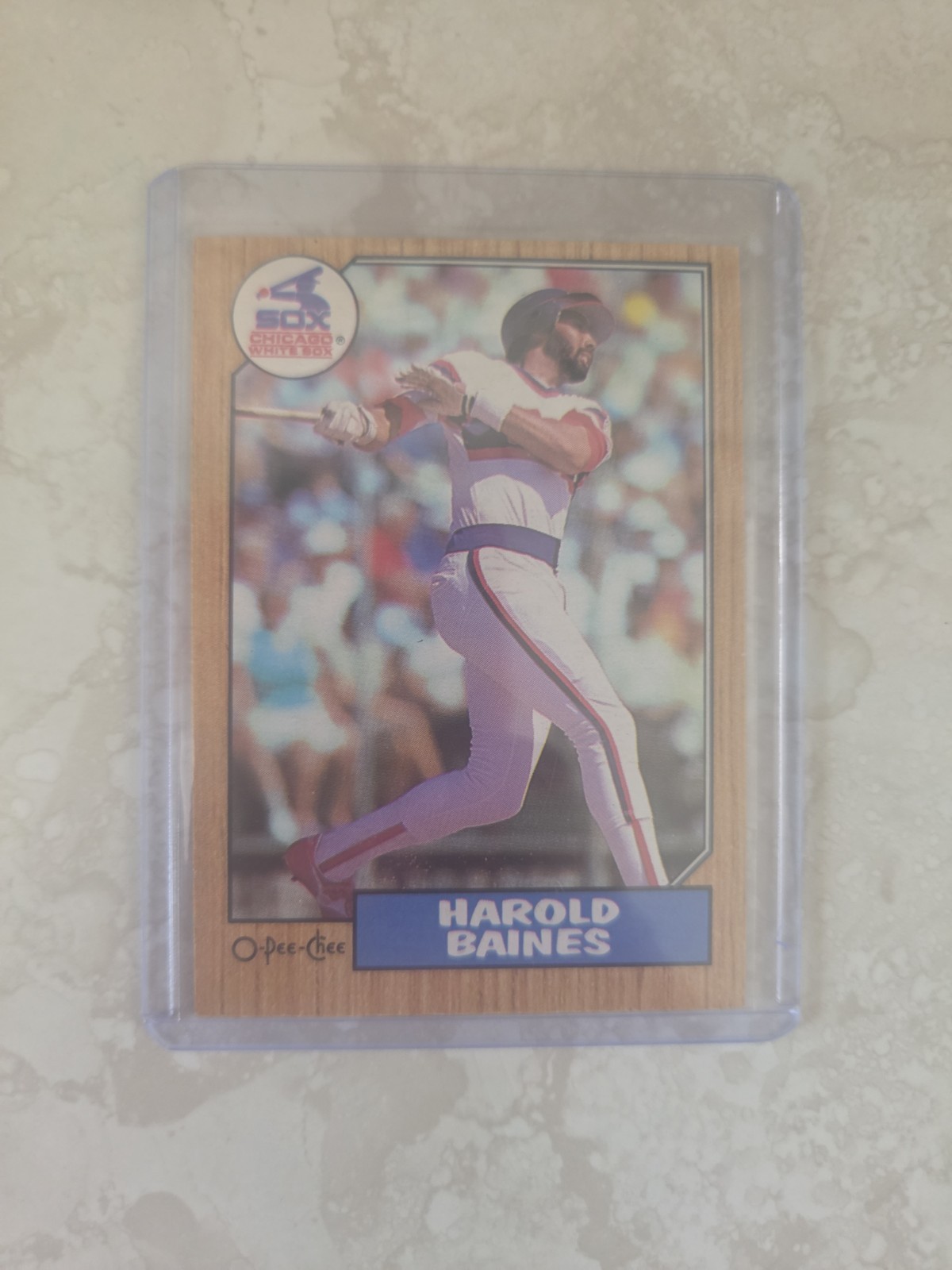 1987 O-Pee-Chee Baseball Harold Baines Collectors Tiffany Edition SSP #309 Sox