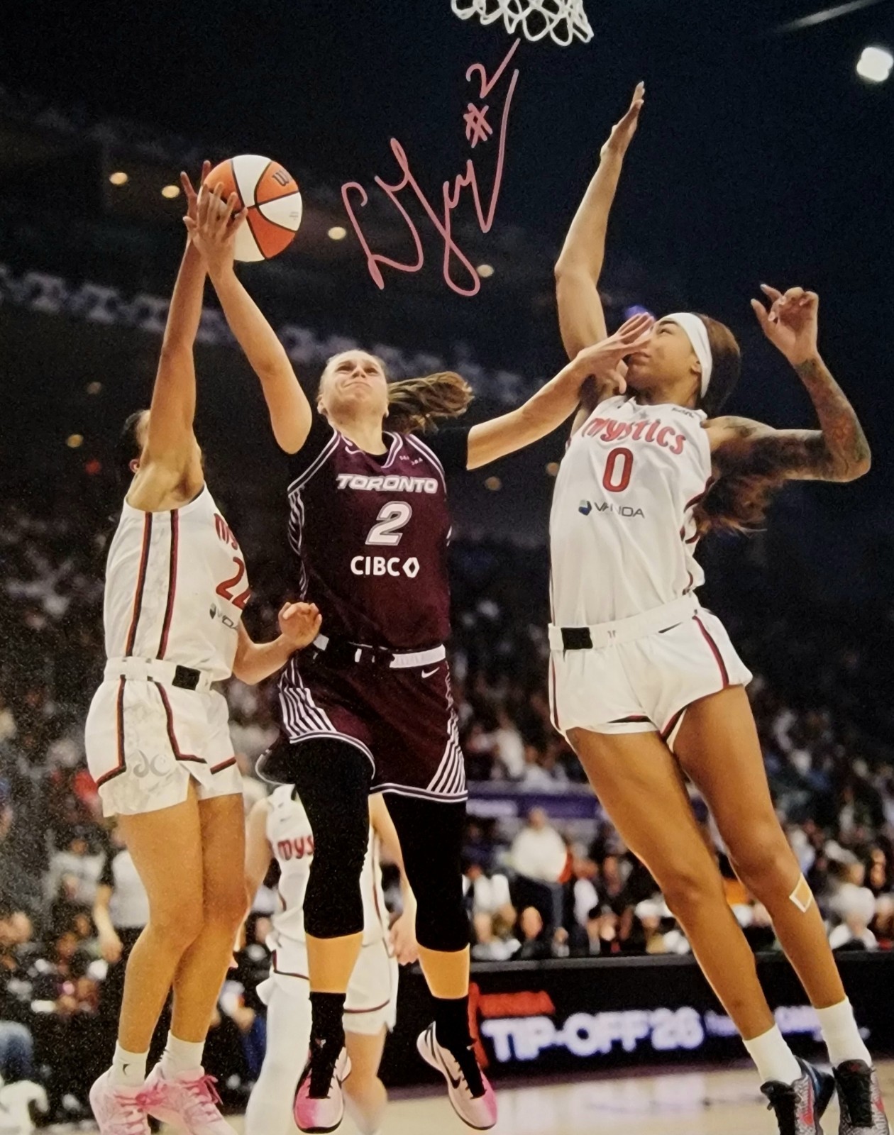 Laura Juskaite Autographed 8 X 10 Photo. Toronto Tempo.