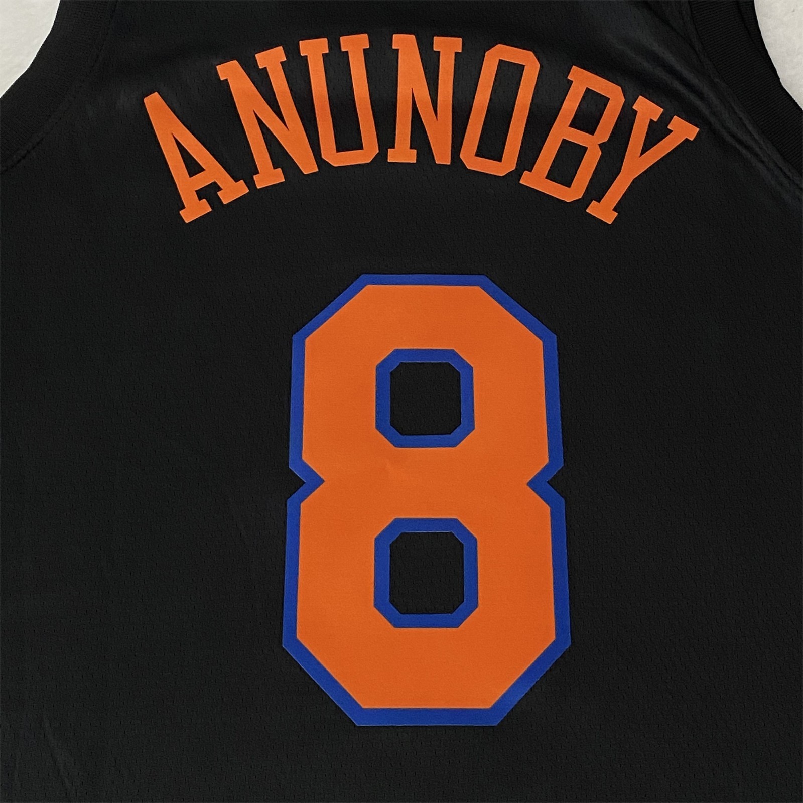 OG Anunoby #8 Black Jersey. Heat Press. Custom. Men’s S–2XL