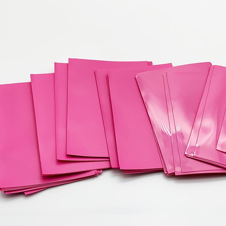Lenayuyu 100pcs Pink Deck Protector Standard MTG Card Sleeves 66x91mm Glossy