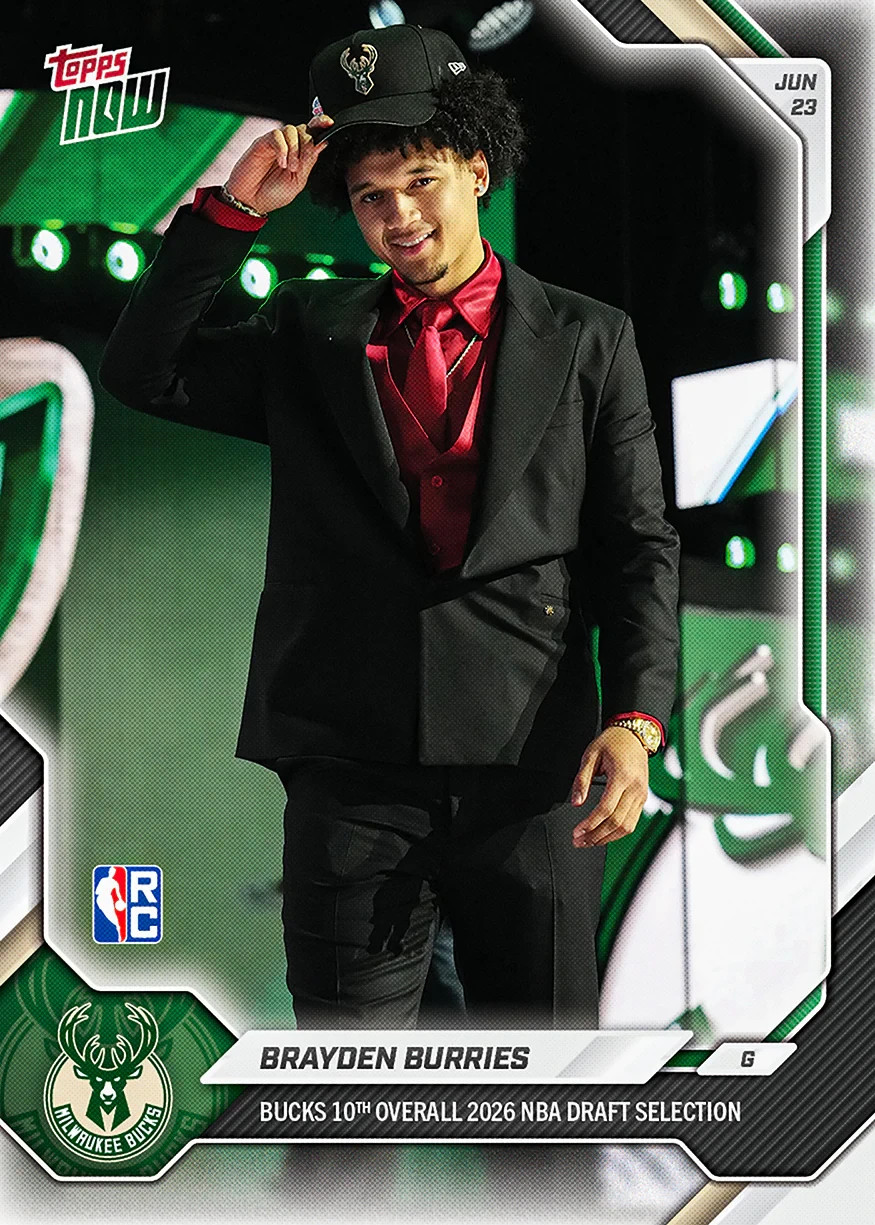 24-Card Bundle Draft Selection RC Dybantsa 2025-26 NBA Topps NOW Presale
