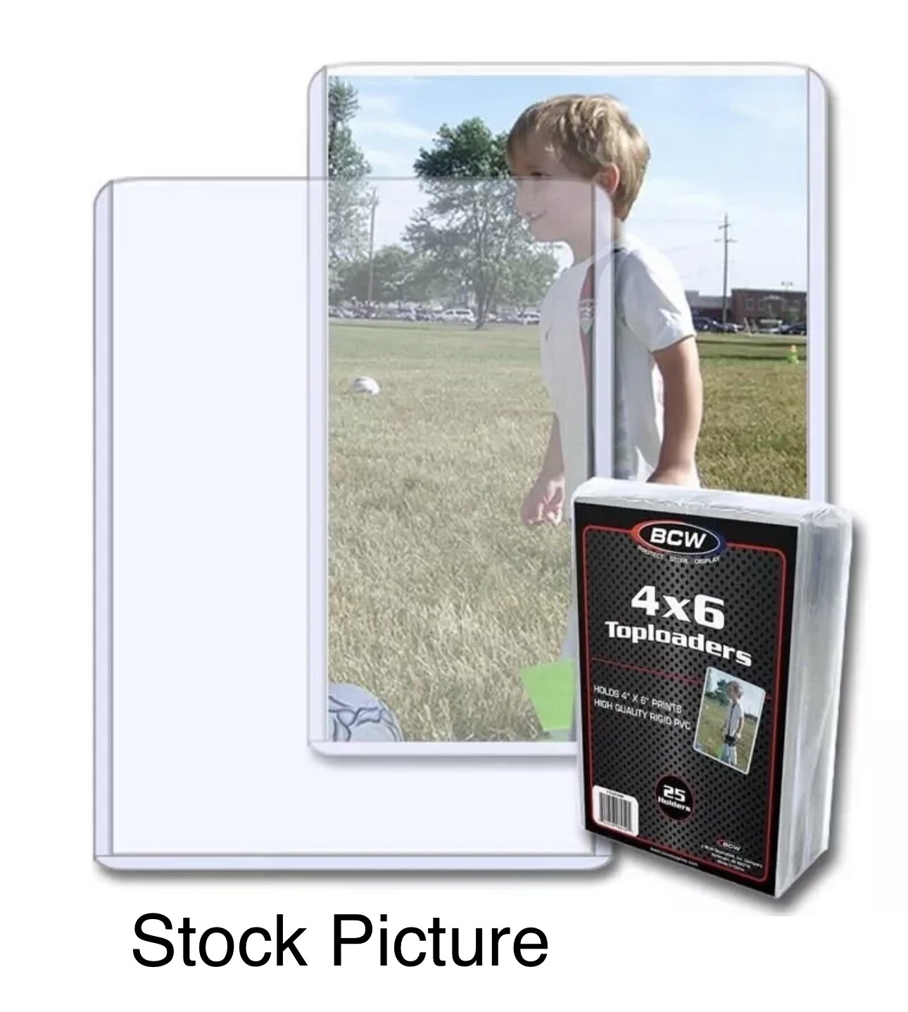 4″X6″ Toploader Combo – With Sleeve, Toploader & Resealable Team Bag – Brand New
