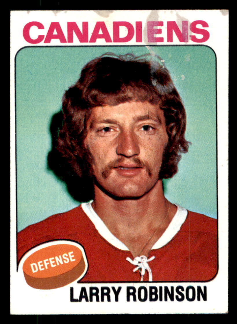 1975-76 Topps Hockey #241 Larry Robinson EX+ (ST) JRI7