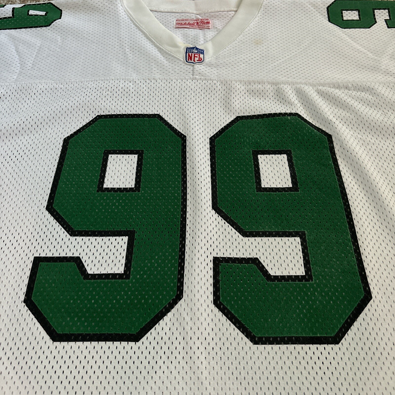 1991 Throwback Mitchell & Ness Philadelphia Eagles Jerome Brown NFL Jersey Sz 56