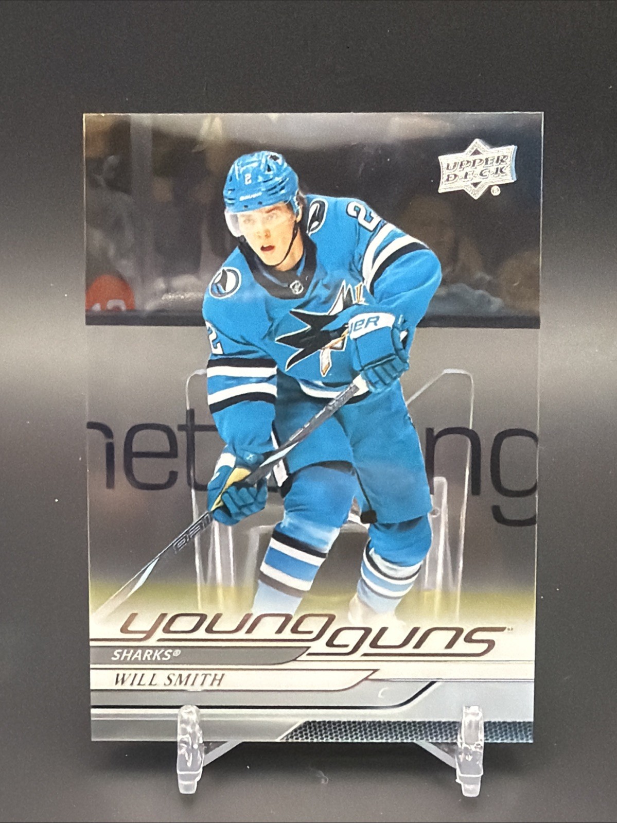 24-25 UD Extended Series Hockey Clear Cut Rookie Young Guns 701 Will Smith