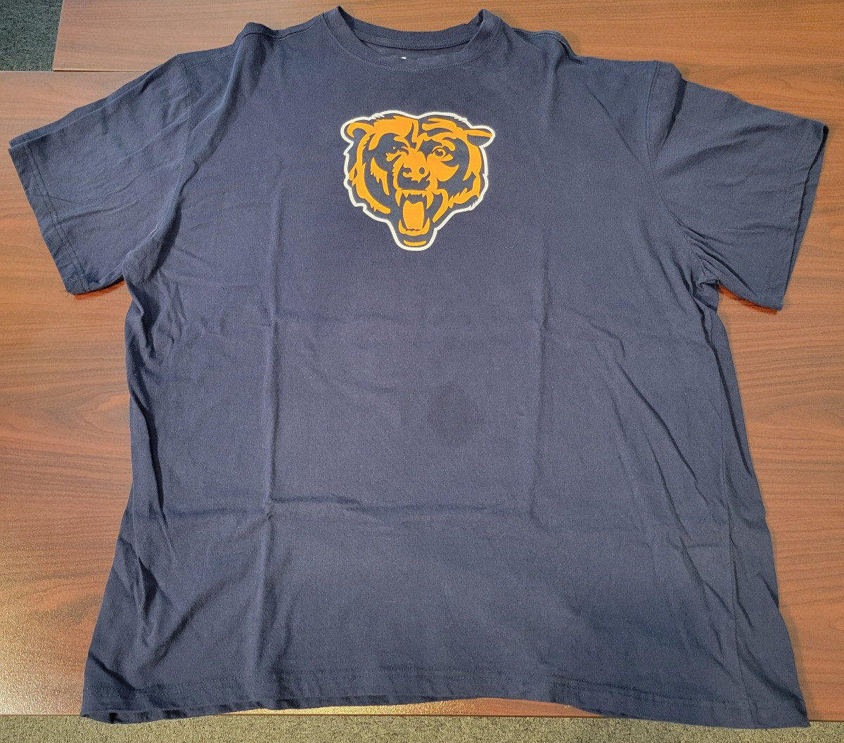 Chicago Bears Fanatics T-Shirt Mens 3XL Navy Blue NFL Football Graphic Tee