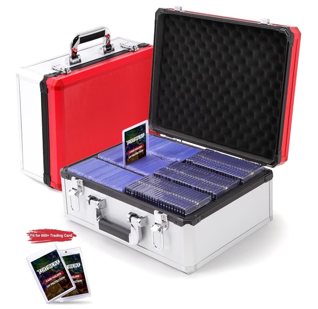 tombert (2025 New Upgrade) Toploader Storage plus Box for 3″ x 4″ 35pt Rigid,…