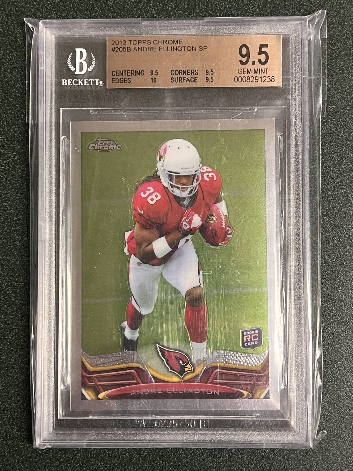 2013 Topps Chrome Andre Ellington RC SP BGS 9.5
