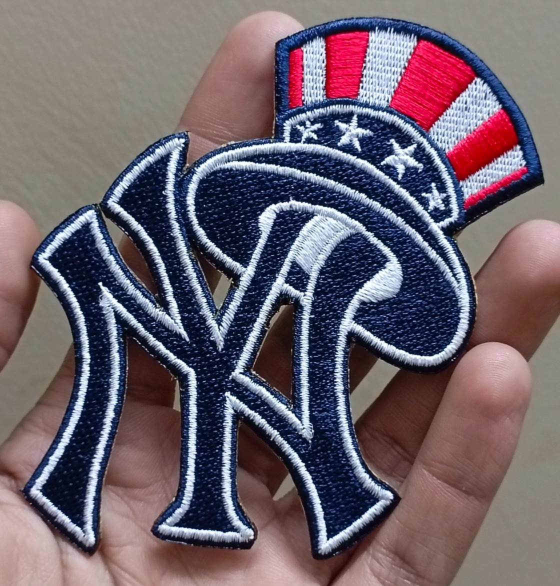 New York Yankees Logo Baseball Iron on Patch – Sew Patch – Embroidered Patch