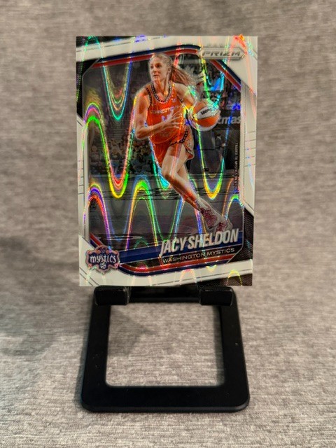 2025 Panini Prizm WNBA – White Seismic – Jacy Sheldon #113