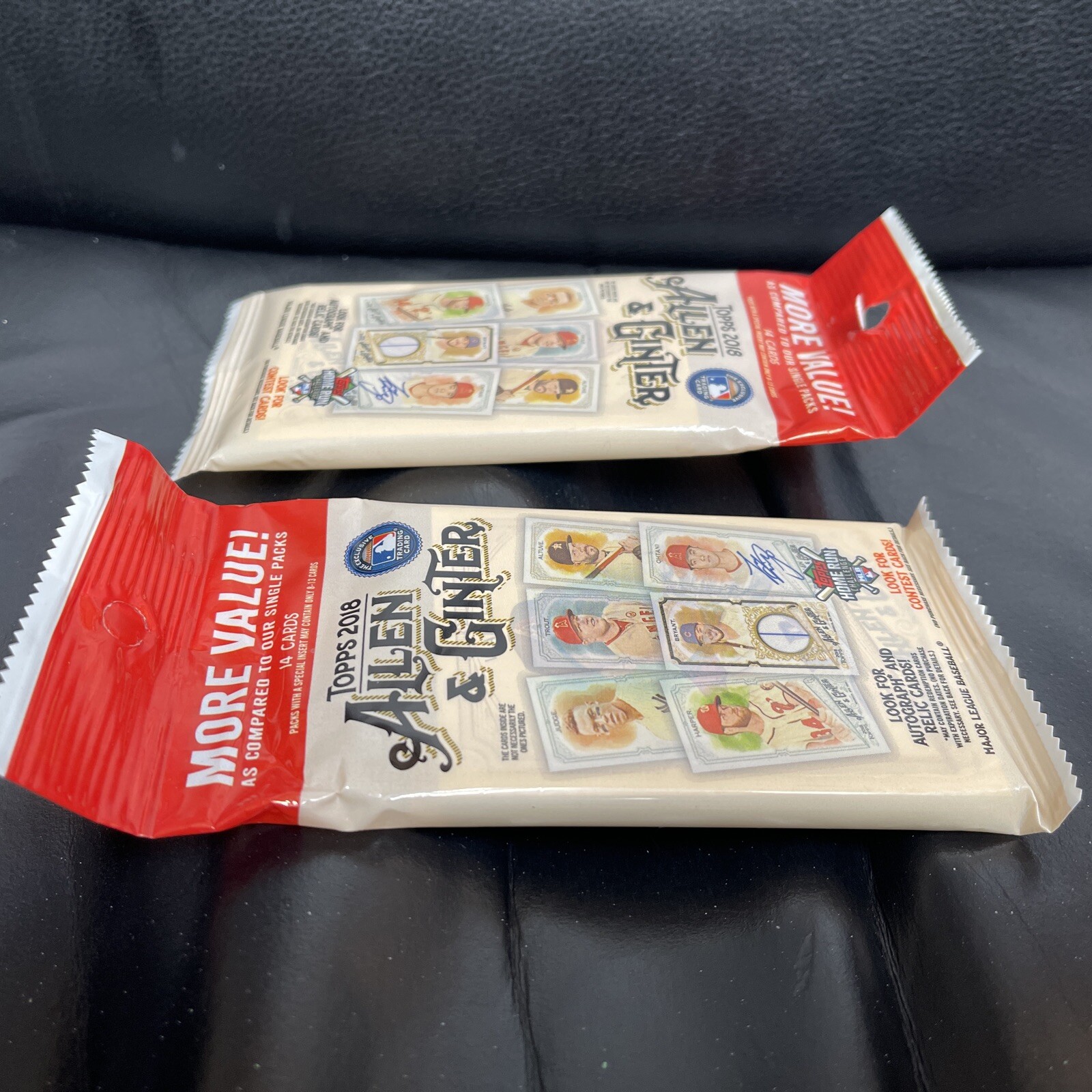 (2). 2018 topps allen ginter Fat Pack.(14 Cards Per Pack)