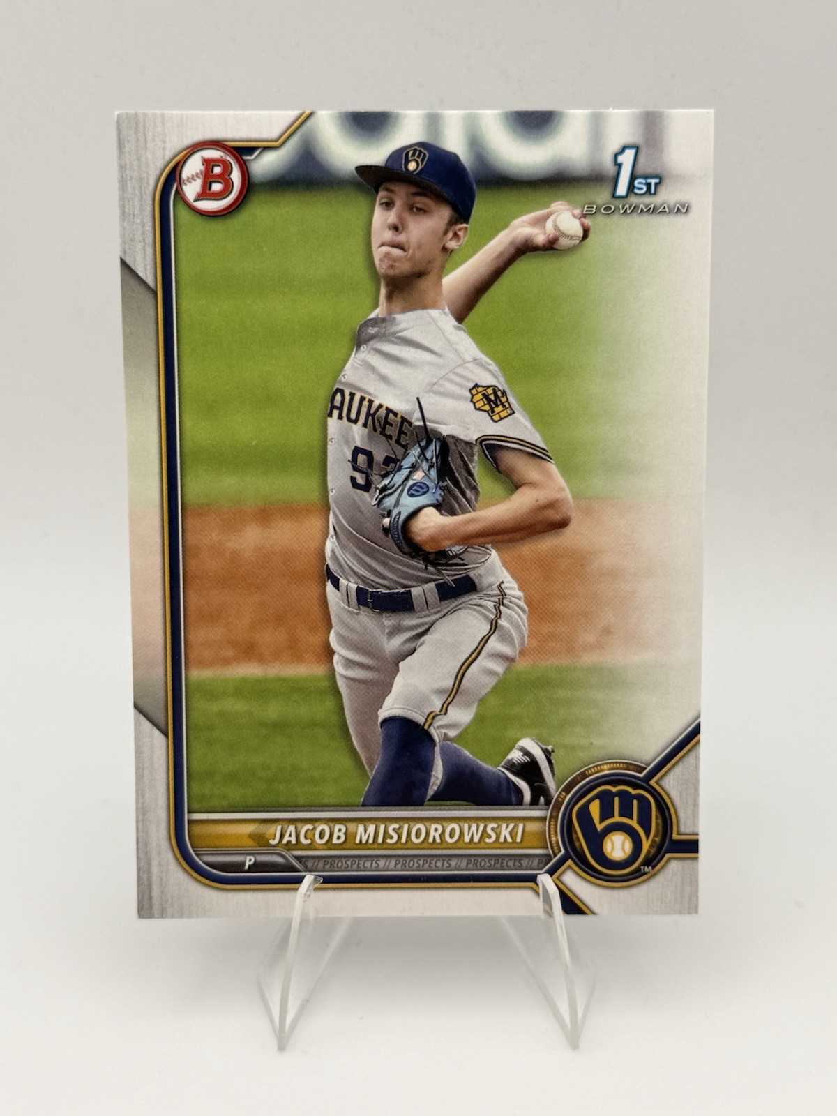 Jacob Misiorowski 2022 Bowman Draft Paper 1st Prospect #BD-132 Brewers