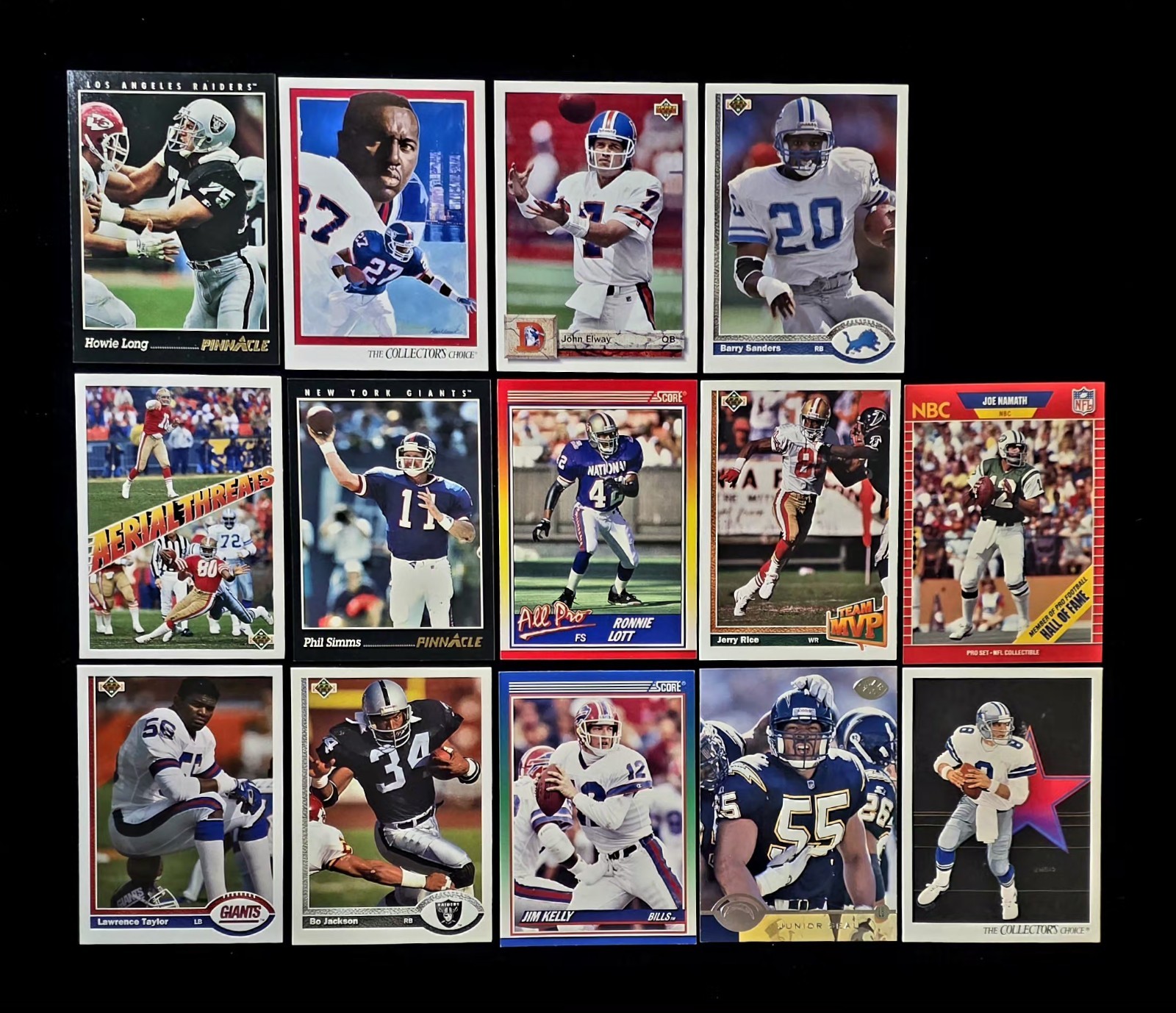 Lot of 24 NFL Hall of Famers – Multiple Players, Teams, Sets
