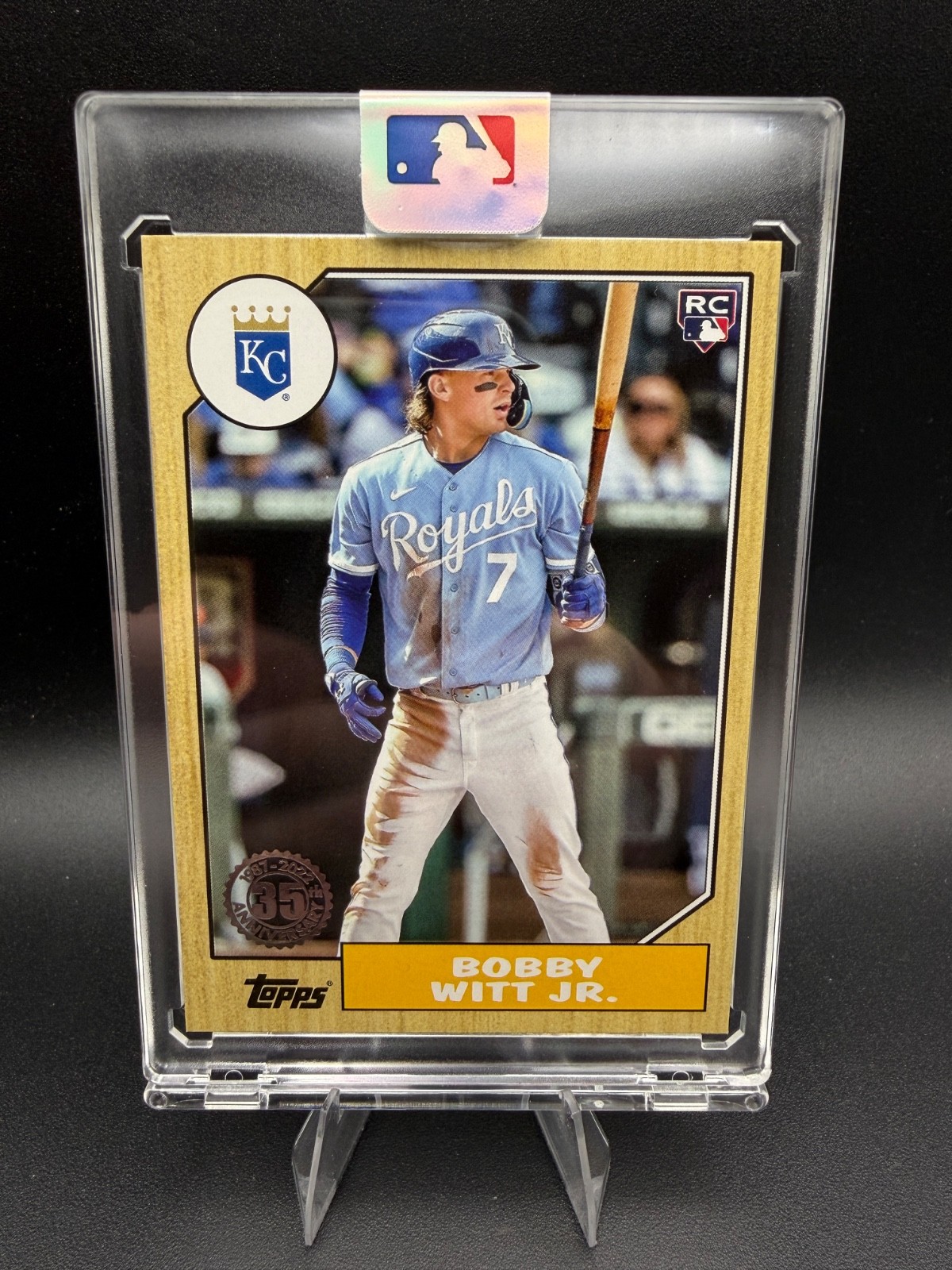 BOBBY WITT JR. RARE TOPPS FLAGSHIP ROOKIE INVESTMENT CARD ROYALS RC SP