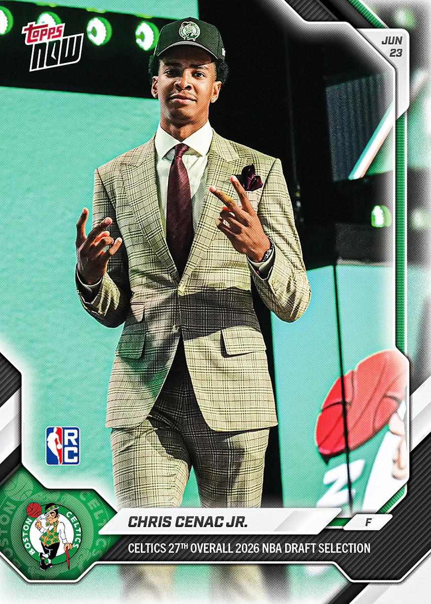 24-Card Bundle Draft Selection RC Dybantsa 2025-26 NBA Topps NOW Presale