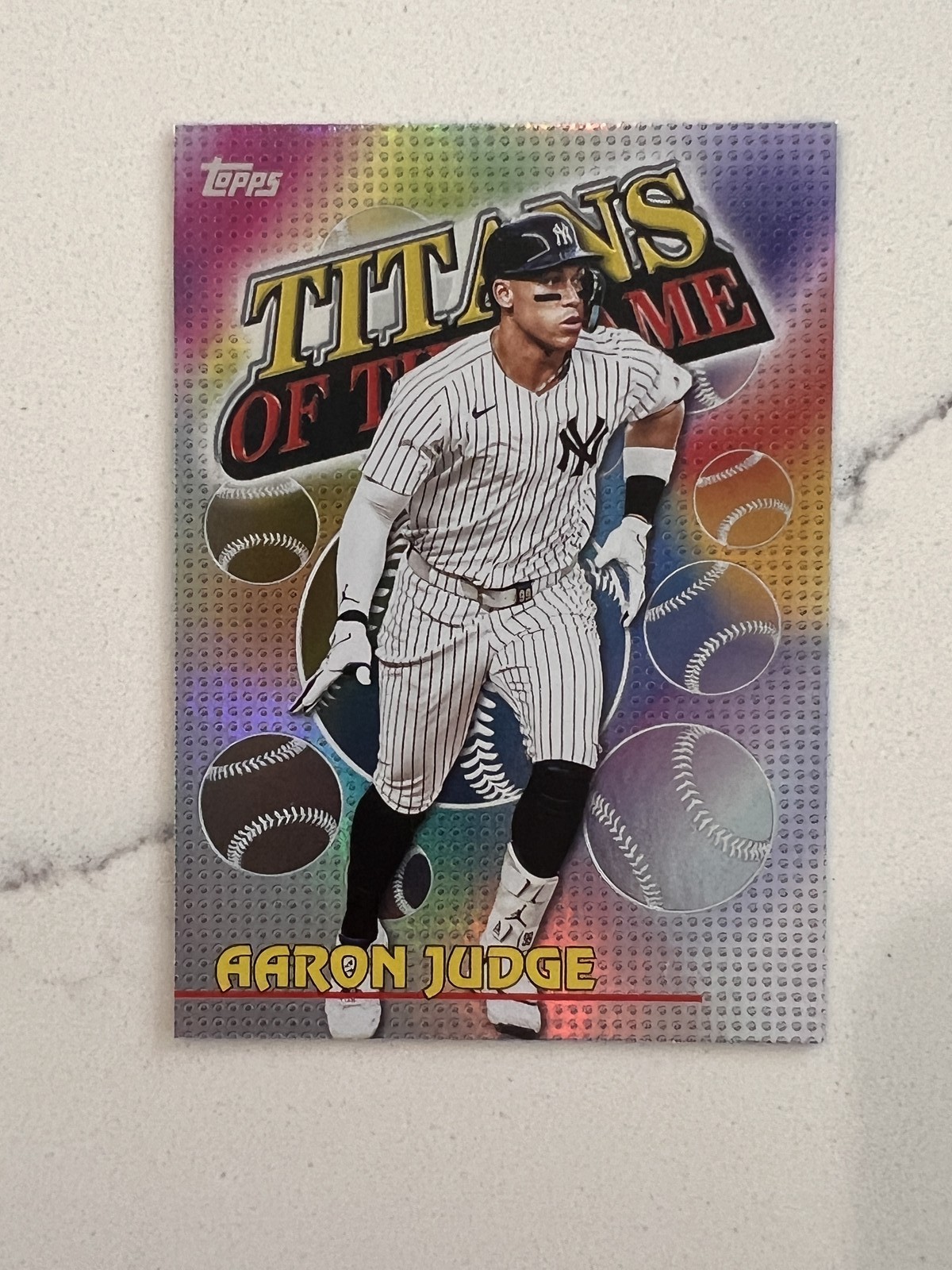 2026 Topps #TOG-3 Aaron Judge Titans of the Game