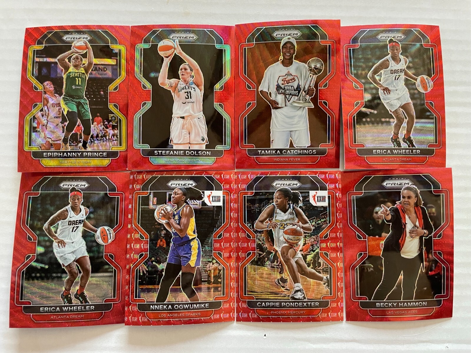WNBA 2022 Ruby Wave Panini Prizm – Singles