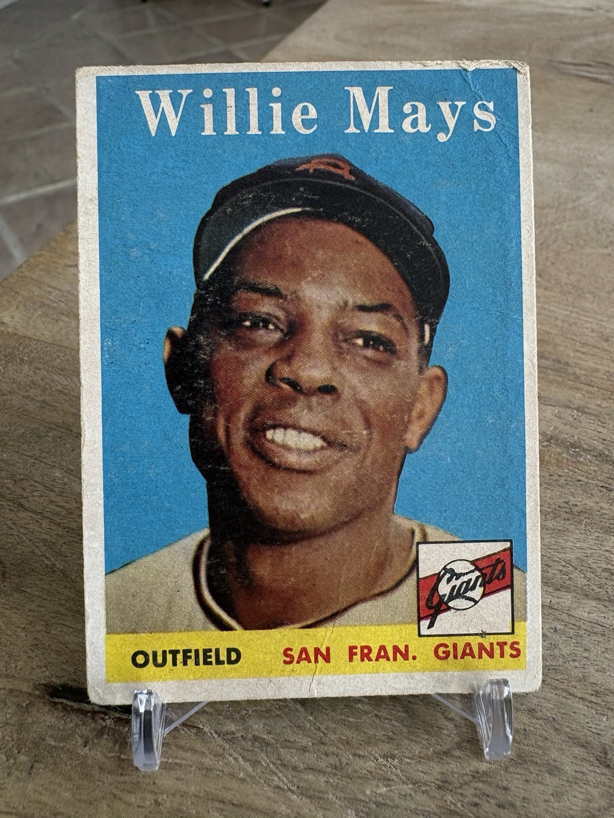 1958 Topps #5 Willie Mays San Francisco Giants