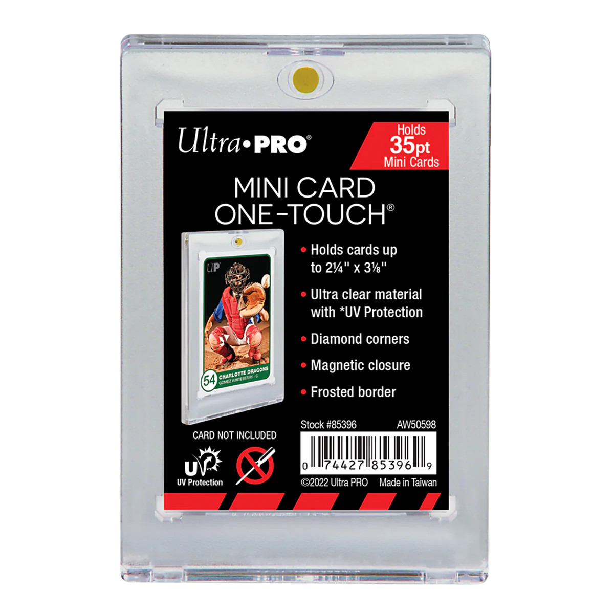 Ultra PRO 35PT Mini Card UV ONE-TOUCH Magnetic Holder 2-1/4″ x 3-1/8″ Sports Tra