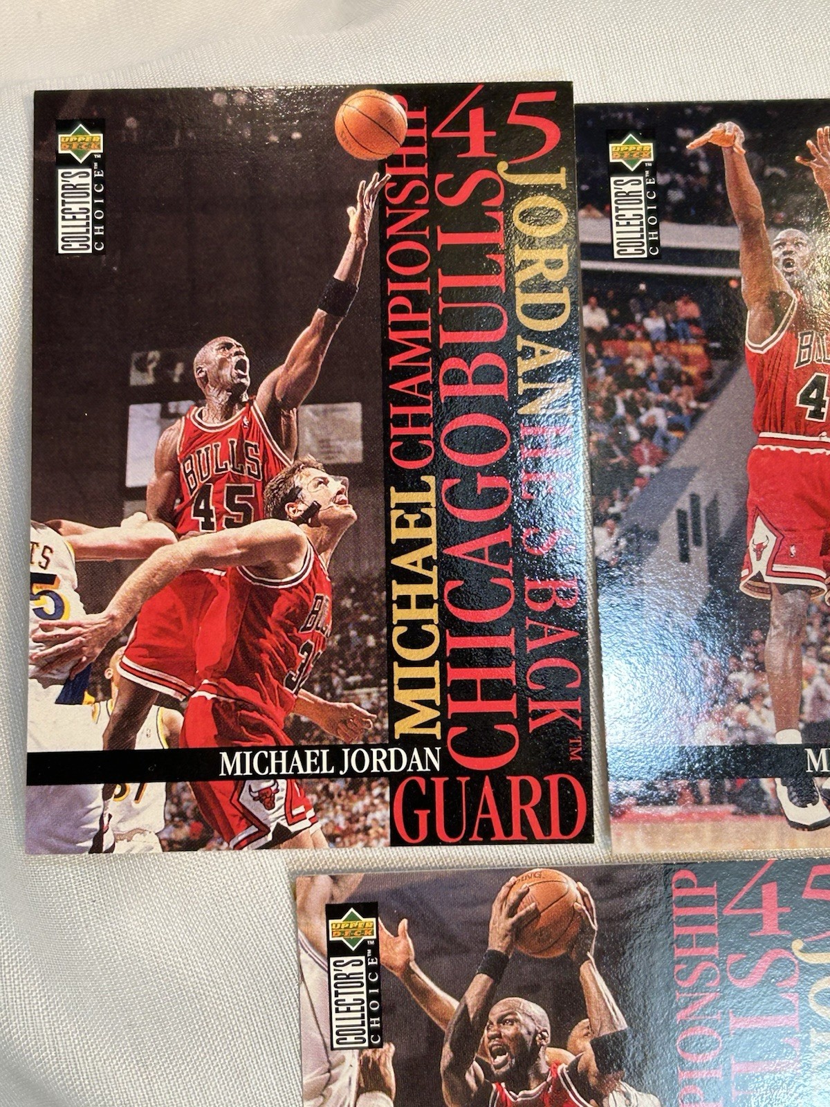 Michael Jordan 1995 Upper Deck Collectors Choice M1-M5 He’s Back Subset