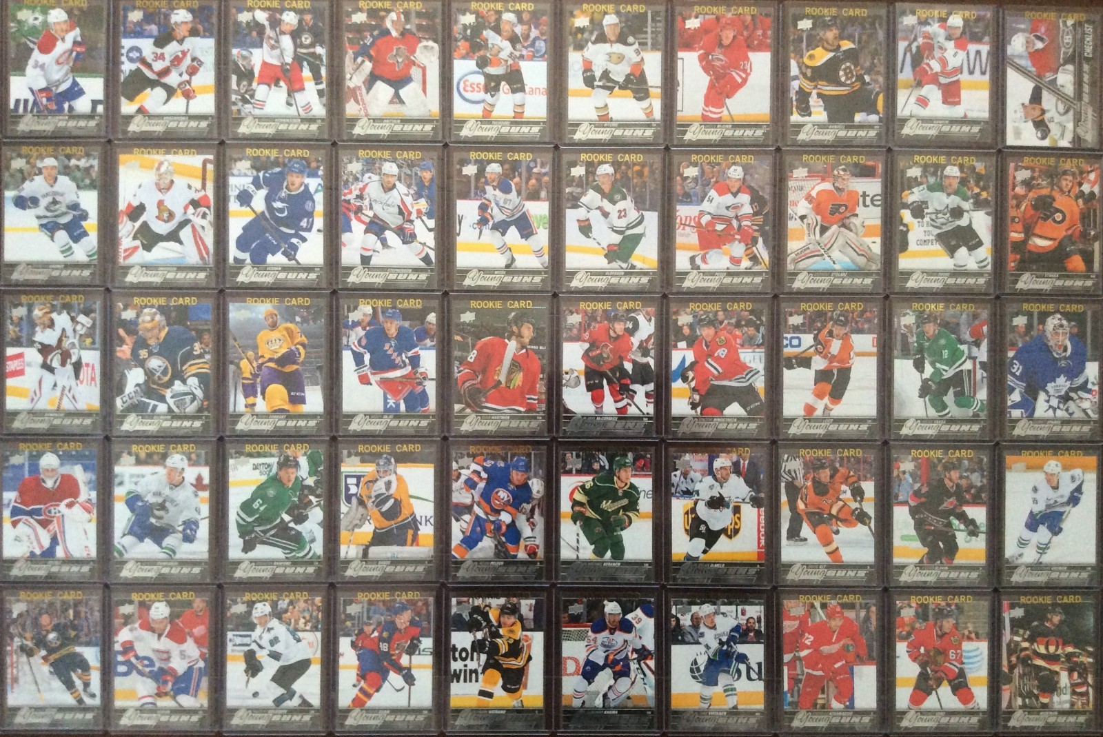 2015-16 Upper Deck Young Guns Series 2 Hockey Set #451-500 Jack Eichel Stolarz