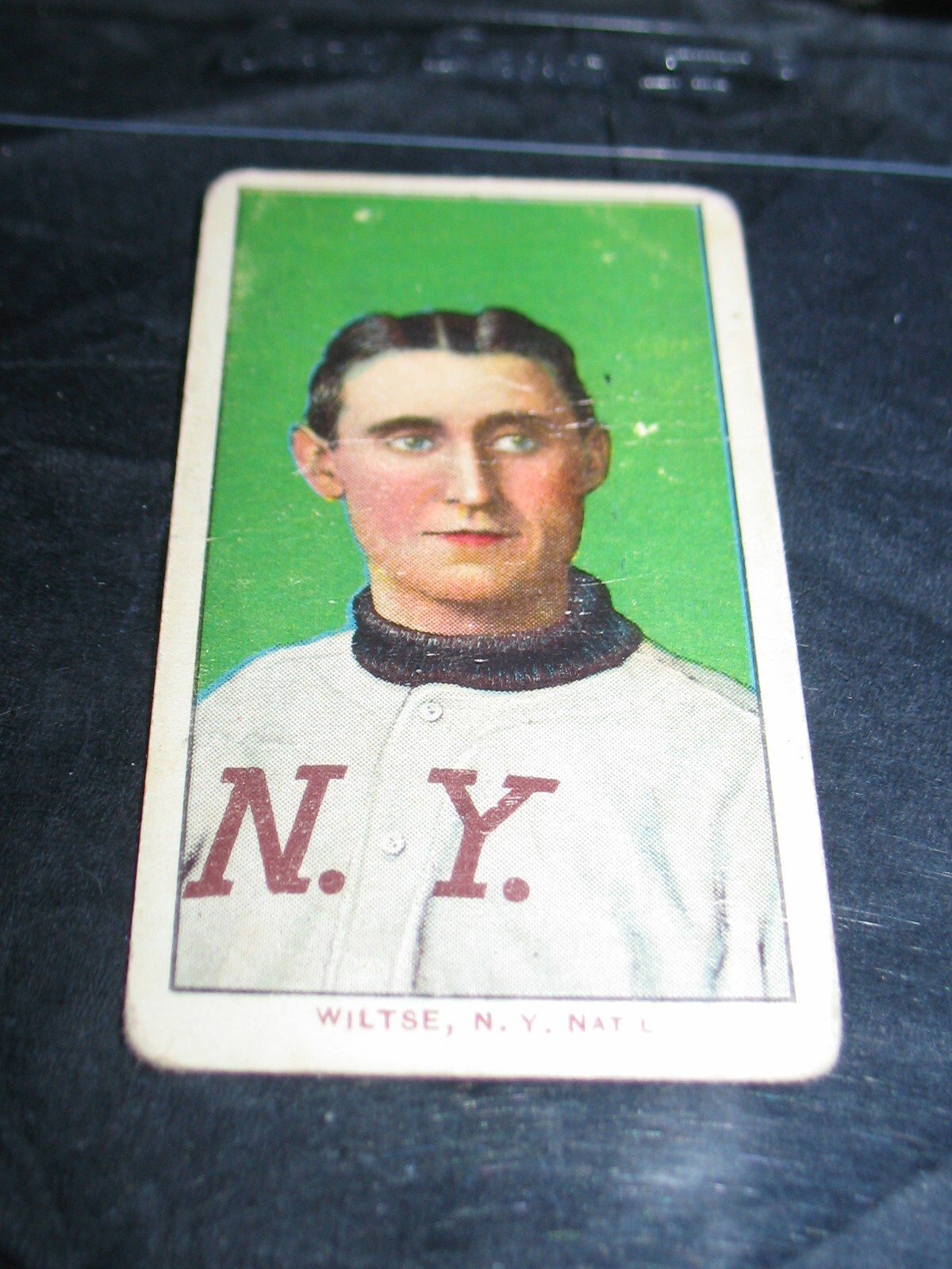 1909 T206 Hooks Wiltse ~Good ~Portrait No Cap New York Giants ~Sweet Caporal 150