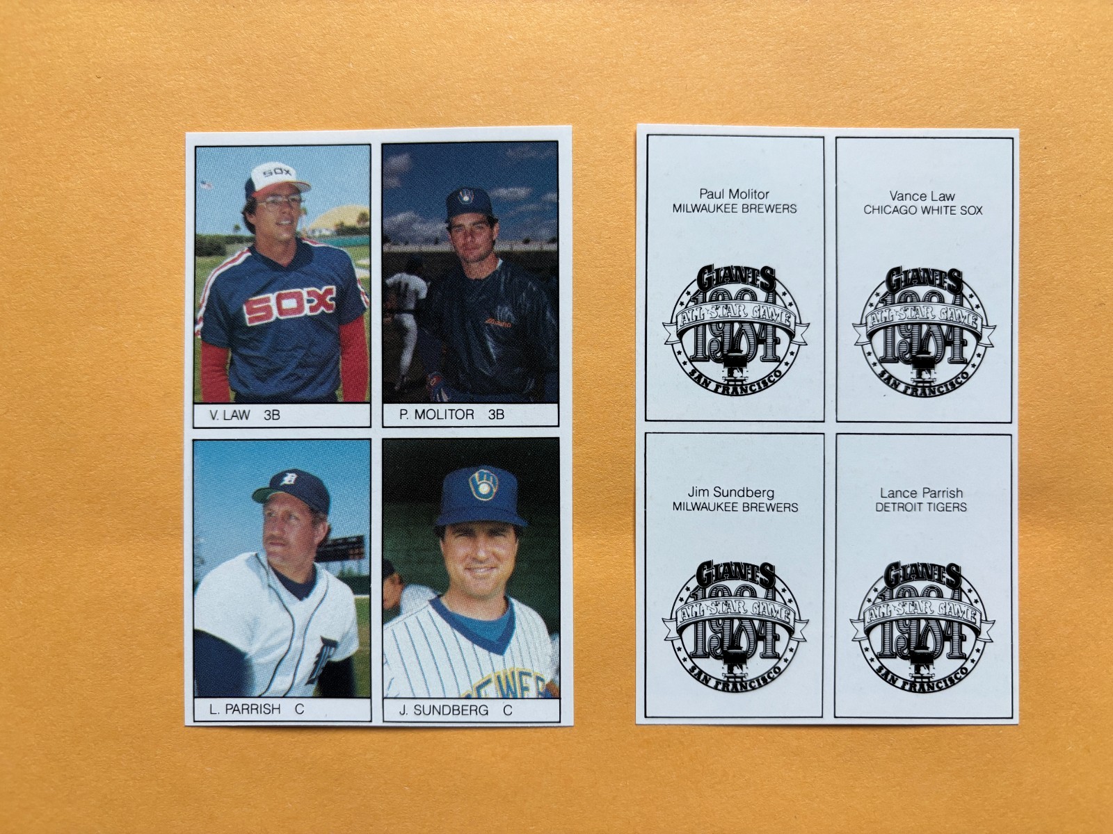 U Pick from 195 different Paul Molitor Oddball items 1979-1995