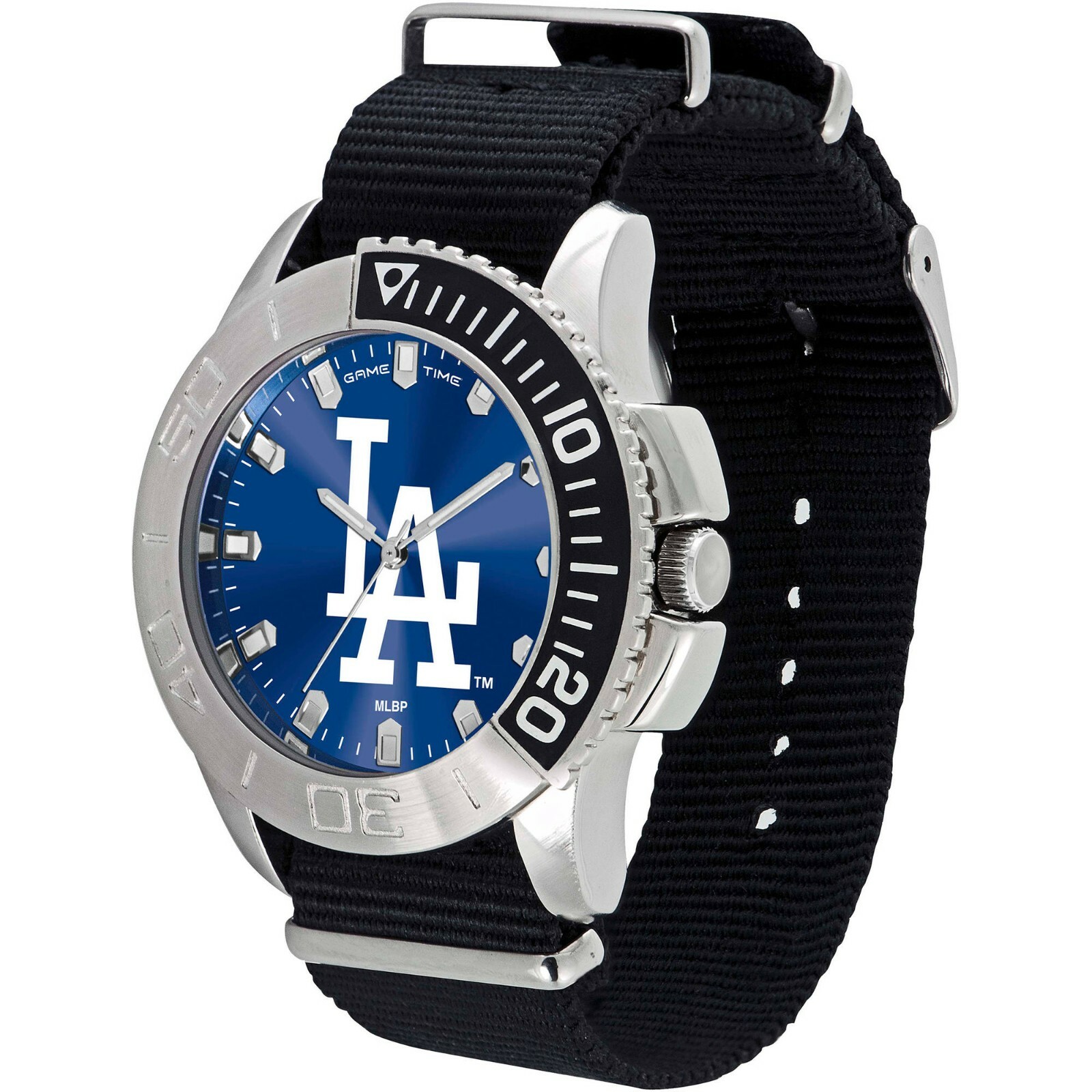 LA Dodgers MLB Starter Men’s Watch – Black Watch – Nylon Watch – Dodgers Watch