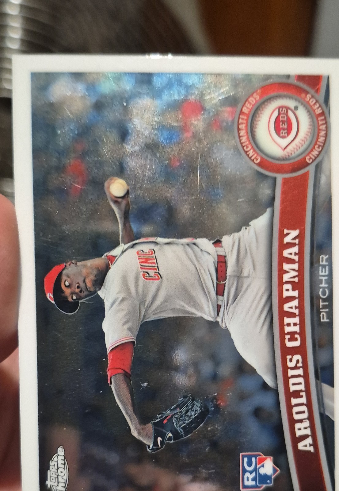 2011 Topps Chrome – Aroldis Chapman #68 (RC)