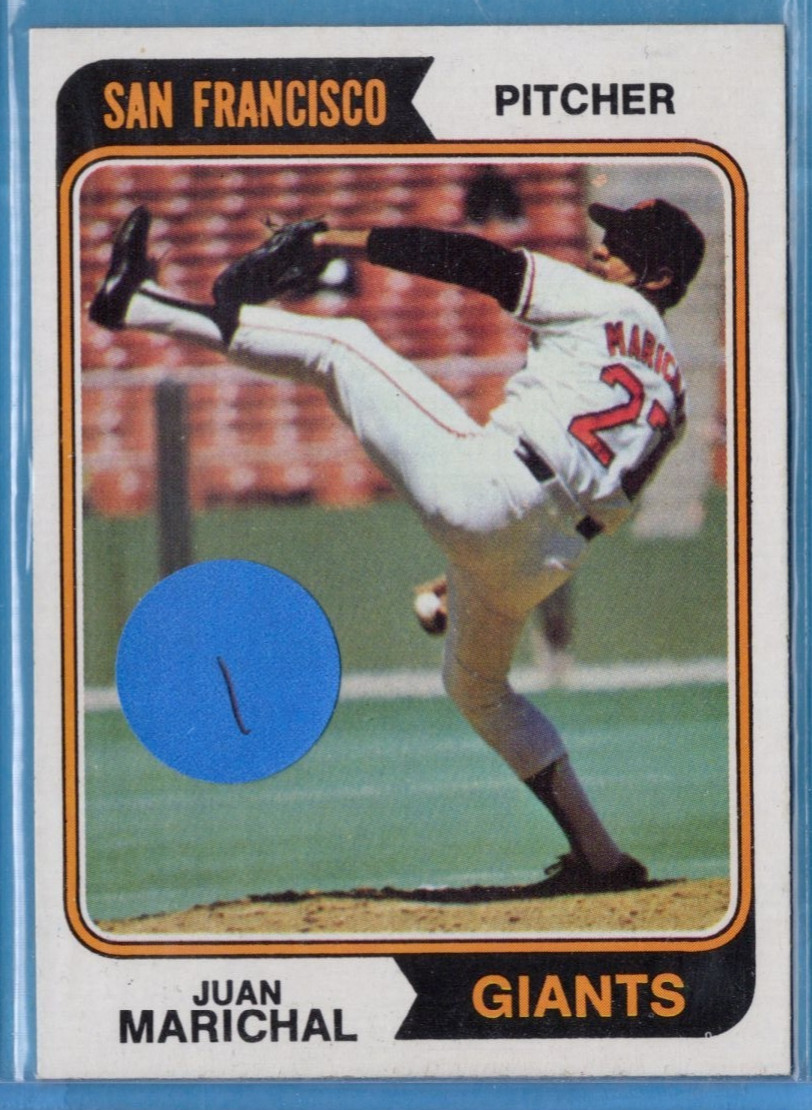 1974 Topps Juan Marichal San Francisco Giants #330