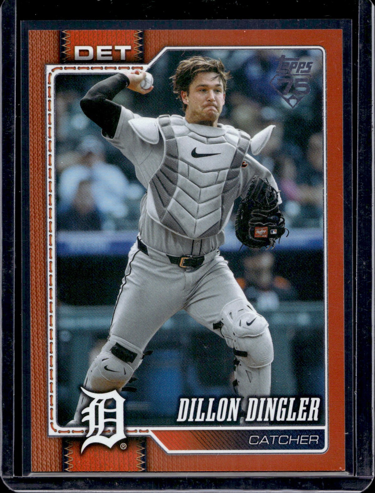 2026 Topps Series 2 Dillon Dingler Orange /25 Detroit Tigers 351