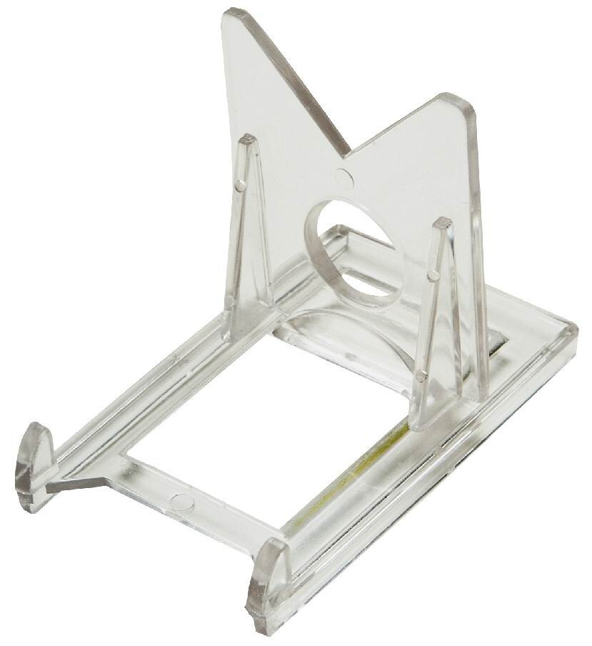 (6-Pack) CSP 2-Piece Trading Card Stands – Dynamic Adjustable Display Stand