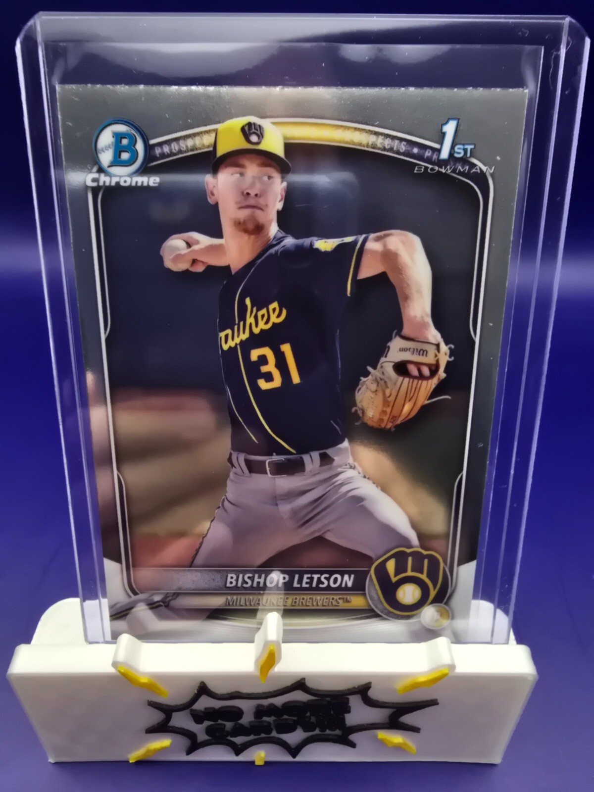 2025 Bowman – Chrome Prospects Bishop Letson #BCP-30 (RC)