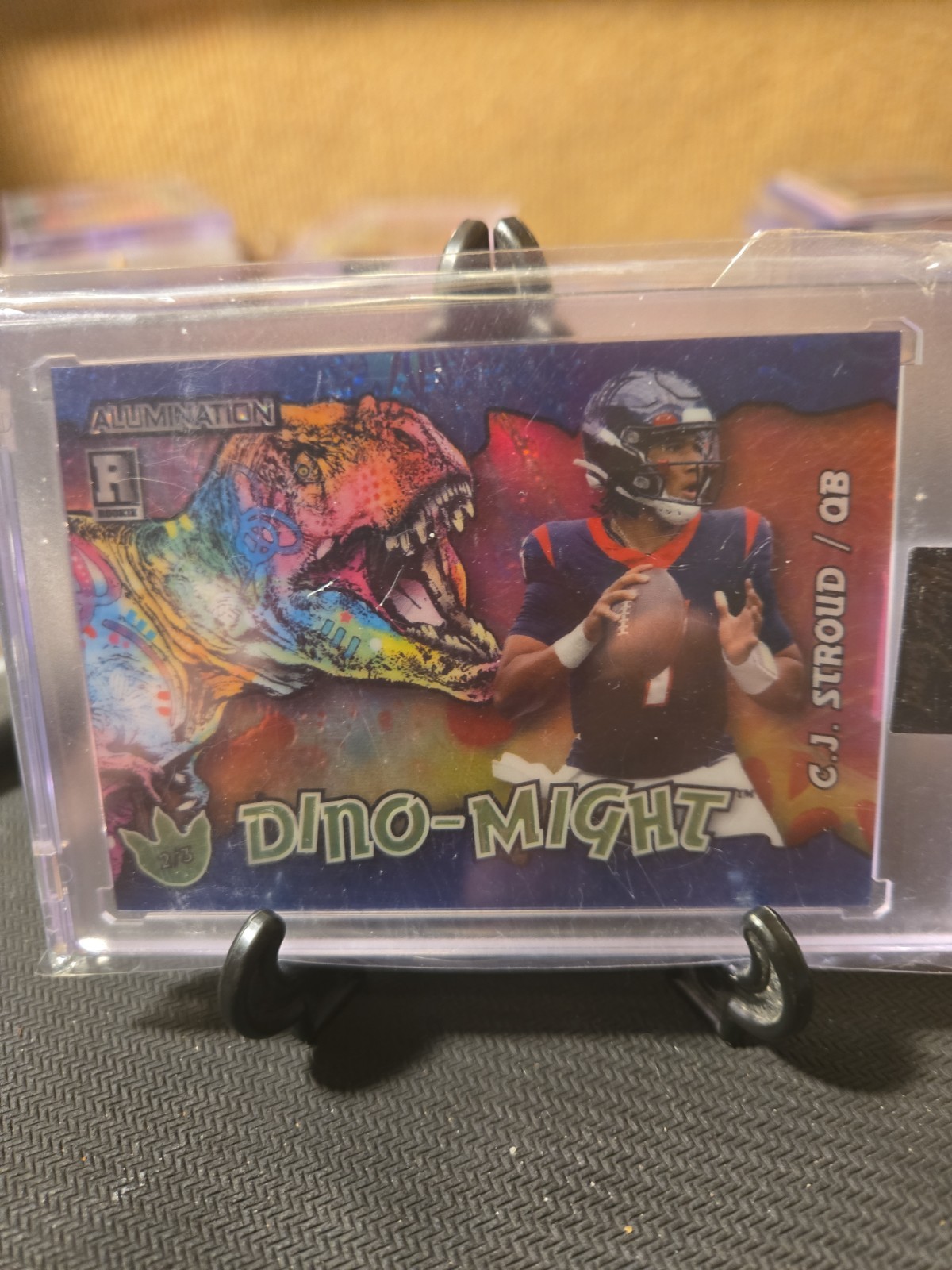 2023 Panini Illusions C.J. Stroud AD-CS1 RC Dino-might