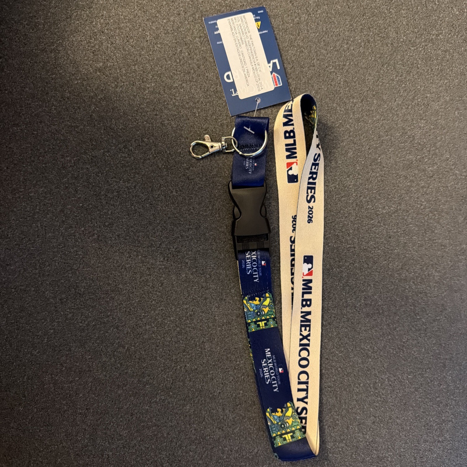 2026 MLB Mexico City Series Lanyard Arizona Diamondbacks San Diego Padres