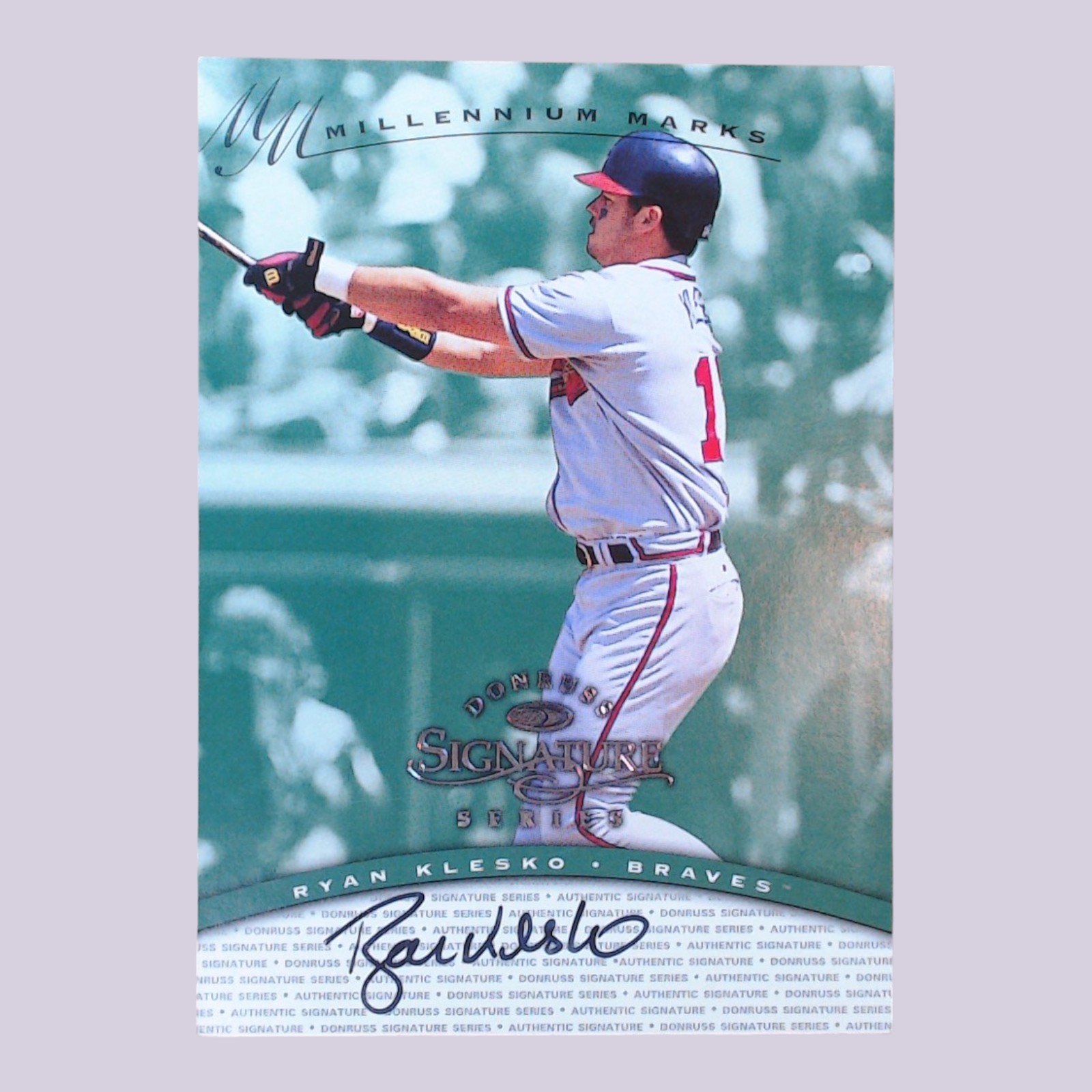 Ryan Klesko 1997 Donruss Signature Millennium Marks Auto 0125/1100 ⚾