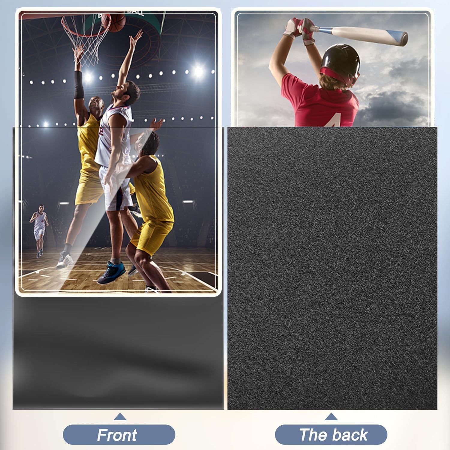 Ultimate 1000 Pcs Matte Card Sleeves for Sports Cards & Trading Card Collectors