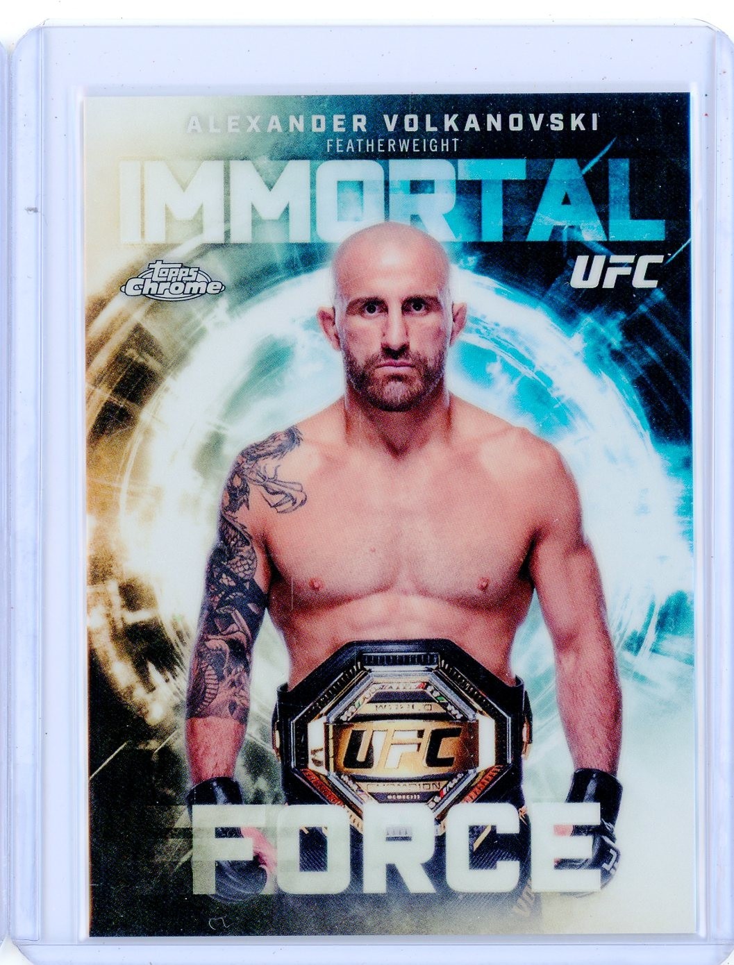 2026 Topps Chrome UFC ALEXANDER VOLKANOVSKI Immortal Force Case Hit Insert SSP