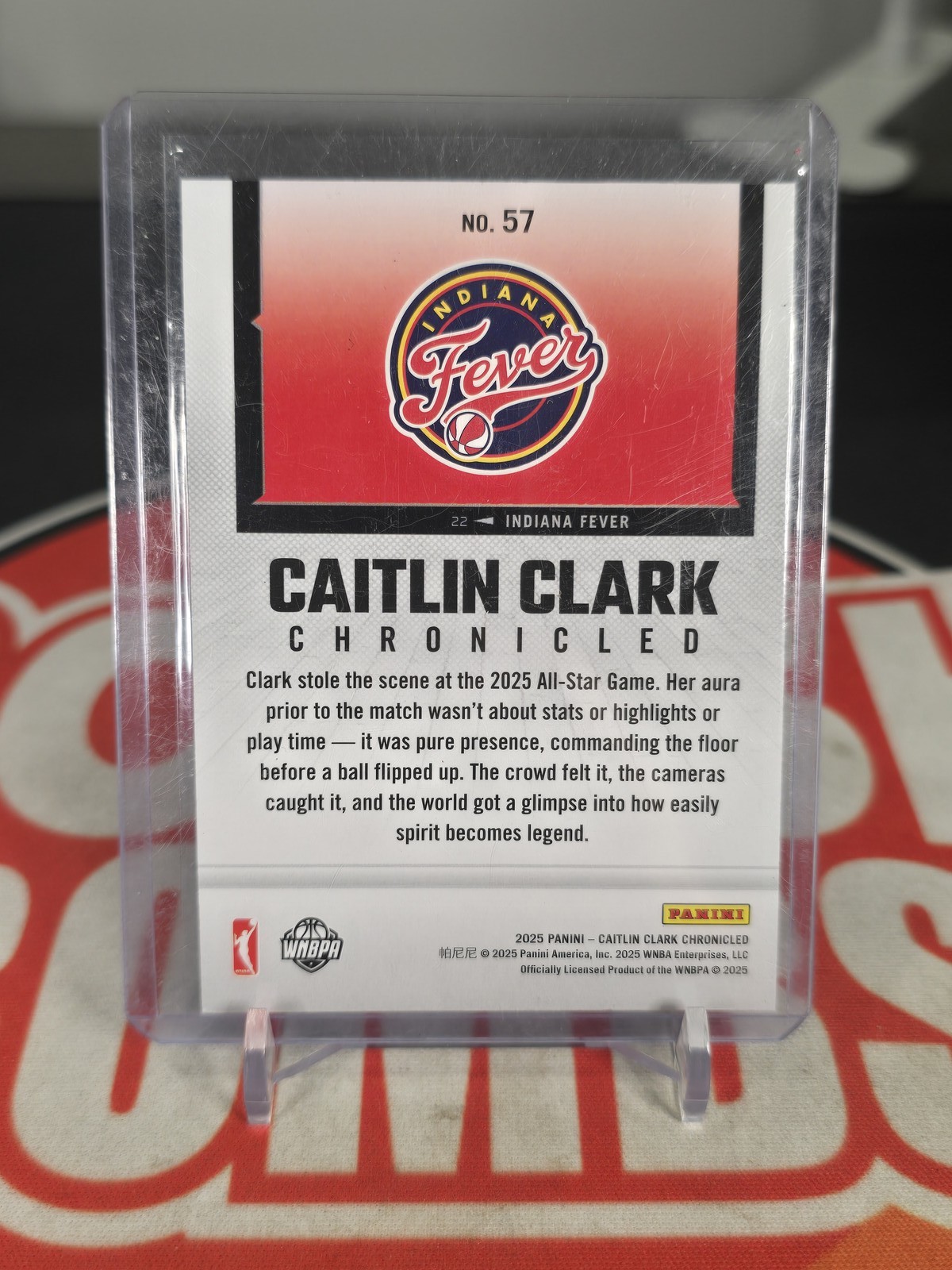 2025 Caitlin Clark Panini Chronicles Chronicled Red Ice #57
