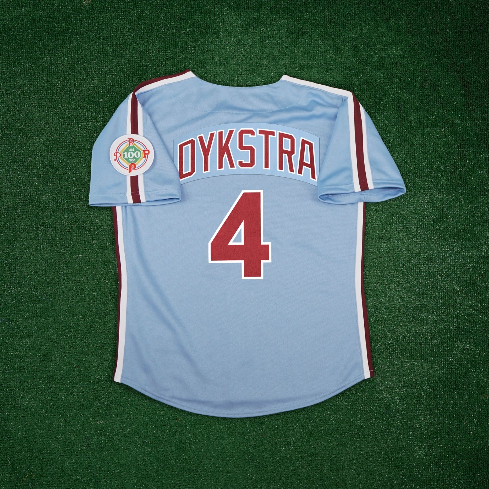 Lenny Dykstra 1984 Philadelphia Phillies Cooperstown Men’s Blue Away Jersey