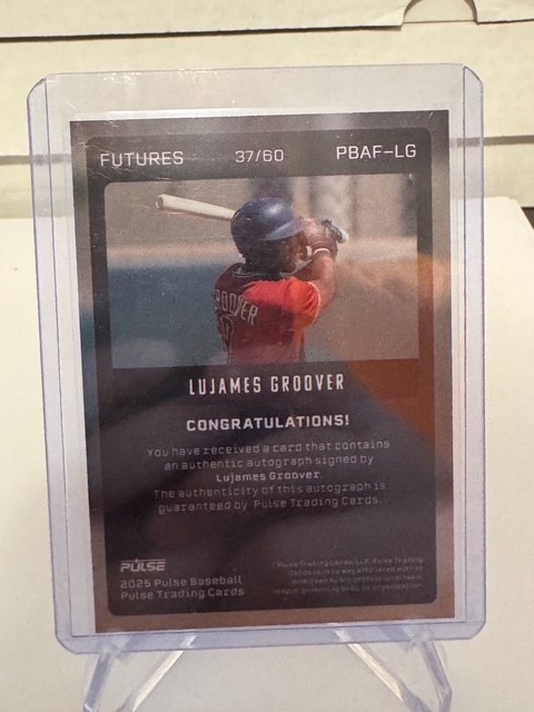 LuJames Groover 2025 Pulse All Star Auto /60 RC Diamondbacks GOT MLB CALL UP!