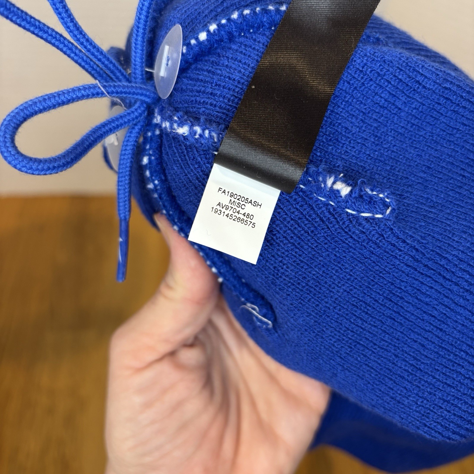 Florida Gators Team Issued Beanie Hat Winter Knit Cap Blue Jordan Football NEW