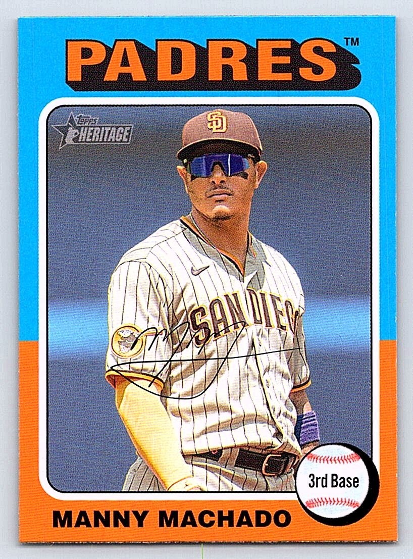 MANNY MACHADO PADRES 2024 TOPPS HERITAGE #175