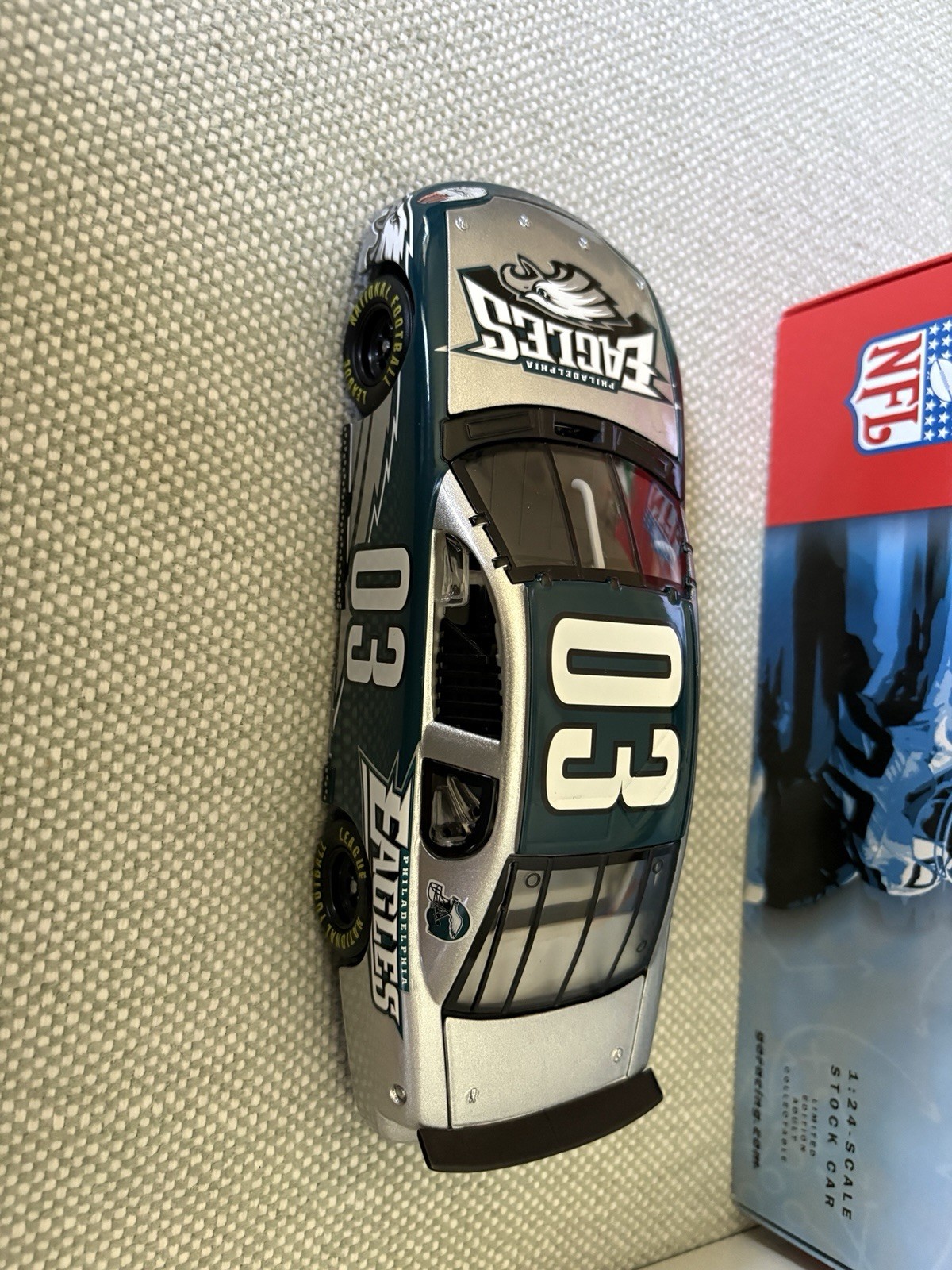 2003 Philadelphia Eagles 1/24 Action /929 Diecast Car Inaugural Year NFL Racing